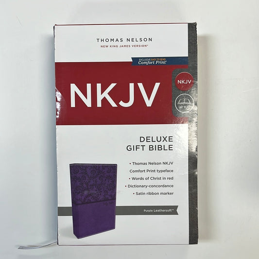 NKJV DEL GIFT BIBLE PURPLE-5262