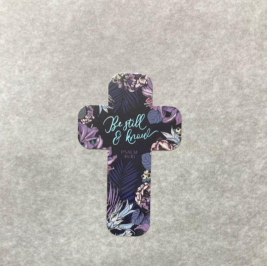 BE STILL & KNOW CROSS BKM-1580