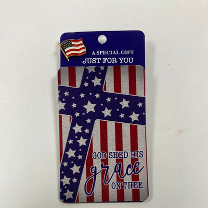 GOD SHED POCKETCARD/LAPEL PIN-6749