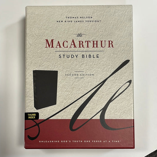 NKJV MACARTHUR STUDY BIBLE BLK-3320