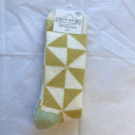 LADIES SOCKS/TRIANGLE GOLD 773-4476