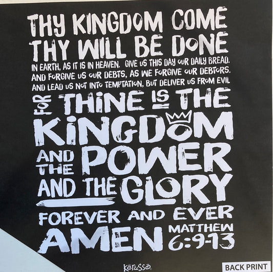 LORD'S PRAYER ADULT TEE 3X-4274