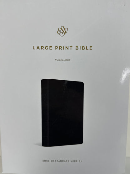 ESV LARGE PRINT BIBLE BLACK-1789