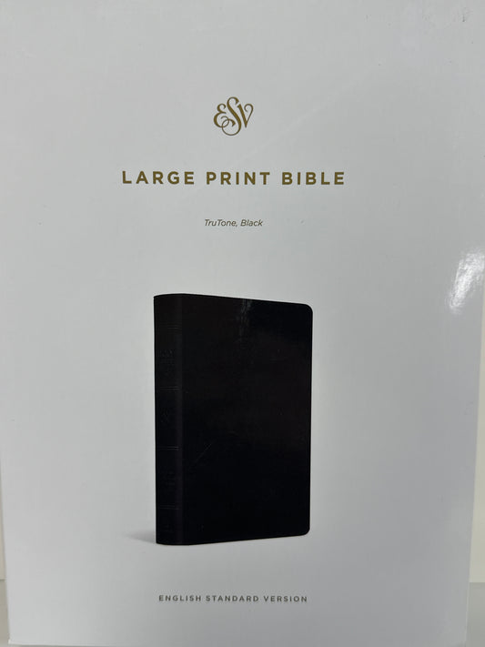 ESV LARGE PRINT BIBLE BLACK-1789