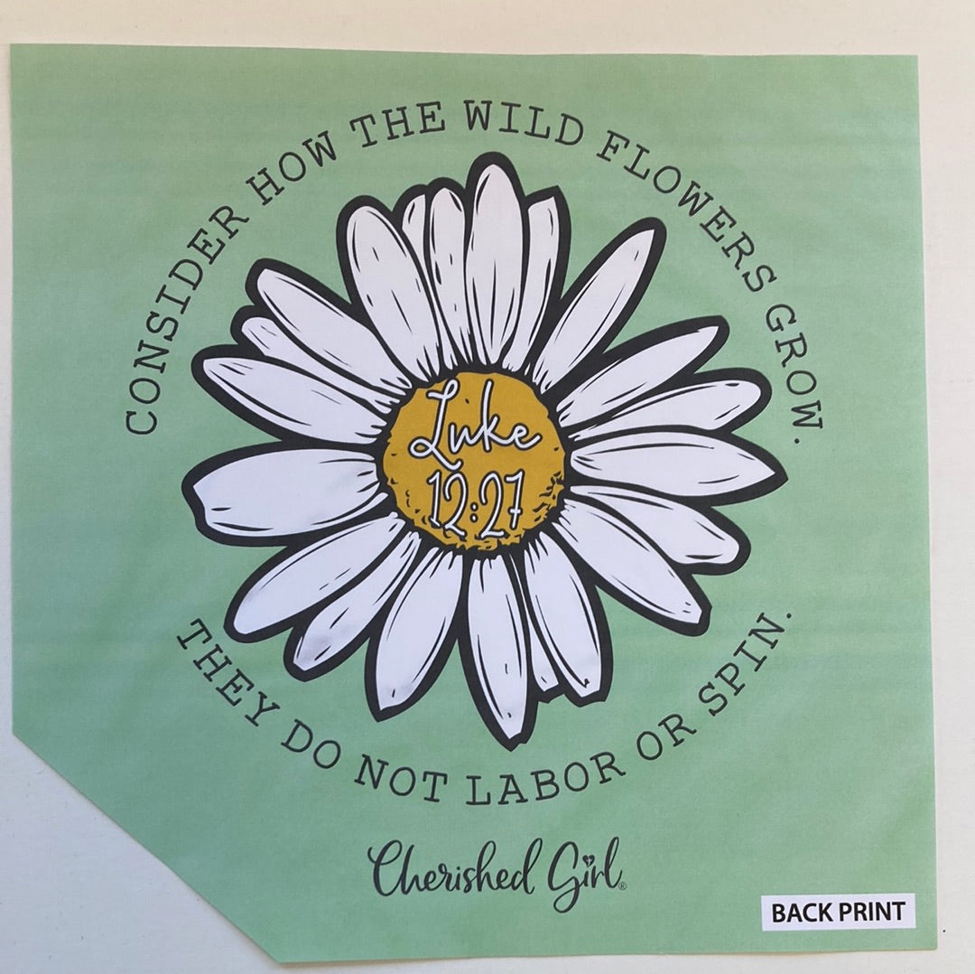 CONSIDER THE WILDFLOWERS CHER GIRL TEE LG-5288