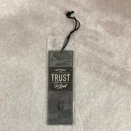 TRUST IN THE LORD LUX LEATHER BOOKMARK-9954