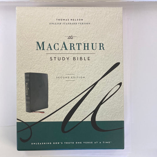 ESV MACARTHUR STUDY BIBLE BLACK-5514