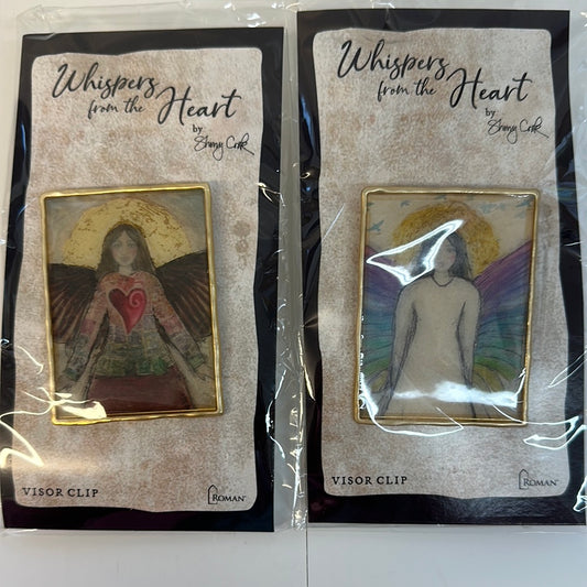 ASSORTED ANGEL VISOR CLIPS-4200