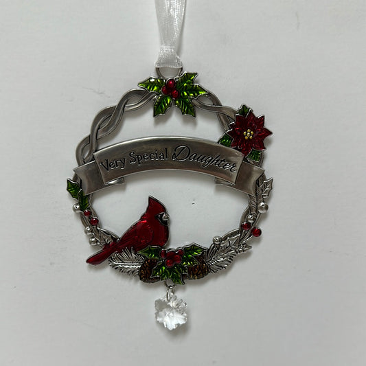 DAUGHTER CARDINAL ORNAMENT-7314