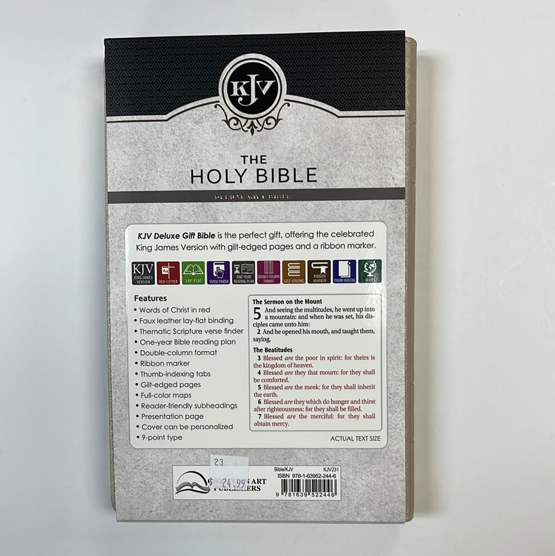 KJV DELUXE GIFT BIBLE TAUPE-2446