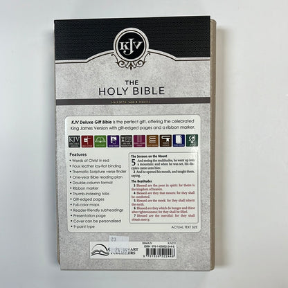 KJV DELUXE GIFT BIBLE TAUPE-2446