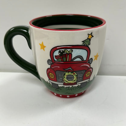 MERRY CHRISTMAS Y'ALL TRUCK MUG-4555