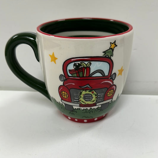 MERRY CHRISTMAS Y'ALL TRUCK MUG-4555