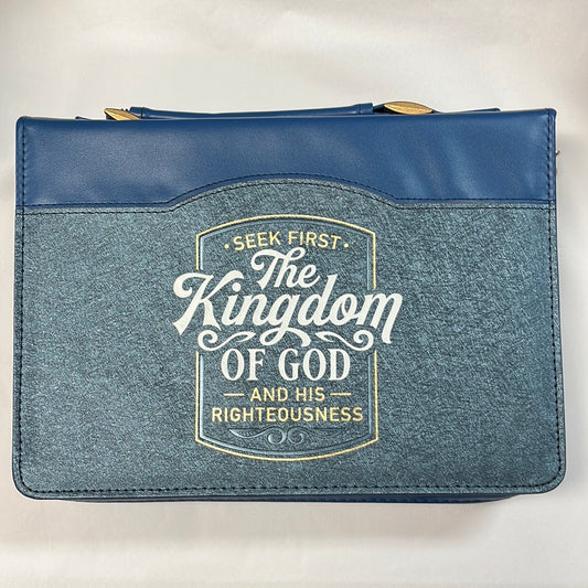 KINGDOM OF GOD BLUE LG BIBLE CV-1267