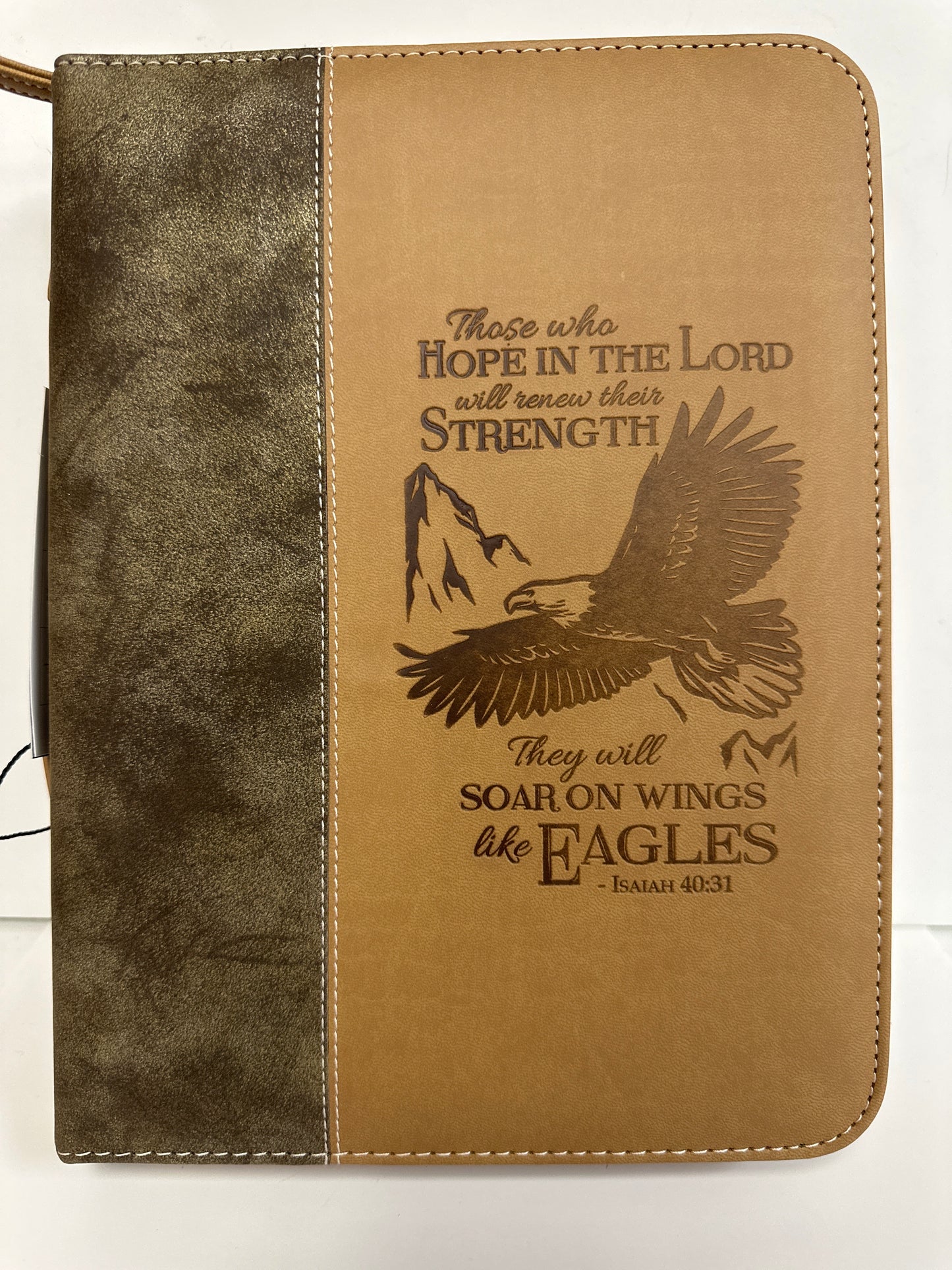 WINGS OF EAGLES XL BIBLE COVER-6735