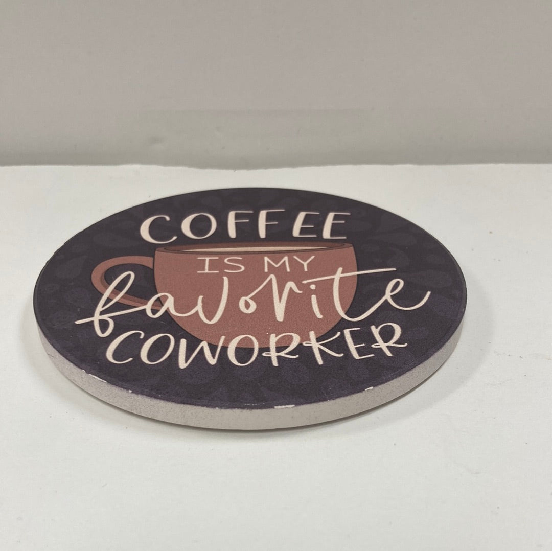 COFFEE IS MY FAVORITE COASTER-4449
