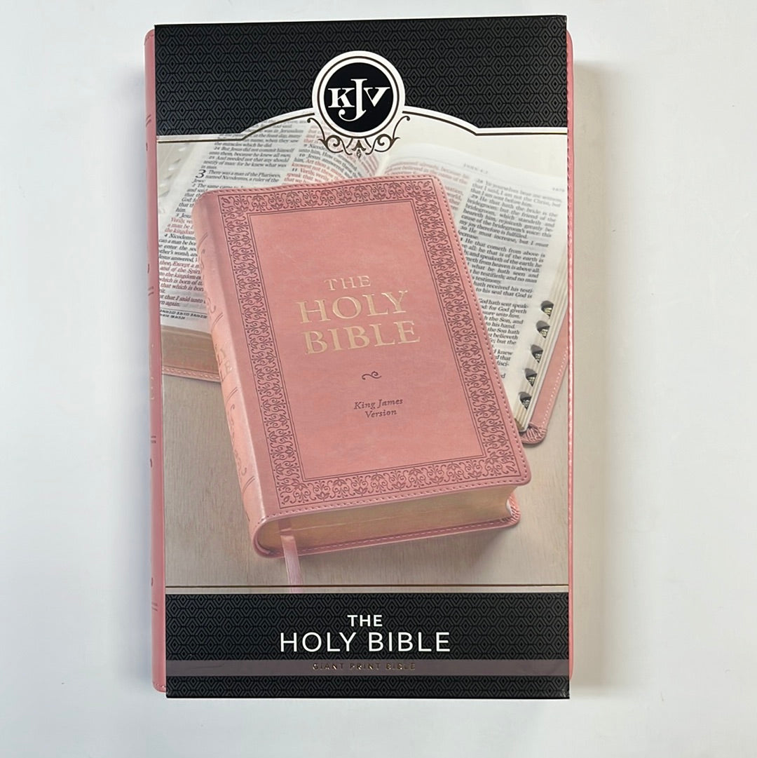 KJV GIANT PRINT BIBLE PINK-5735