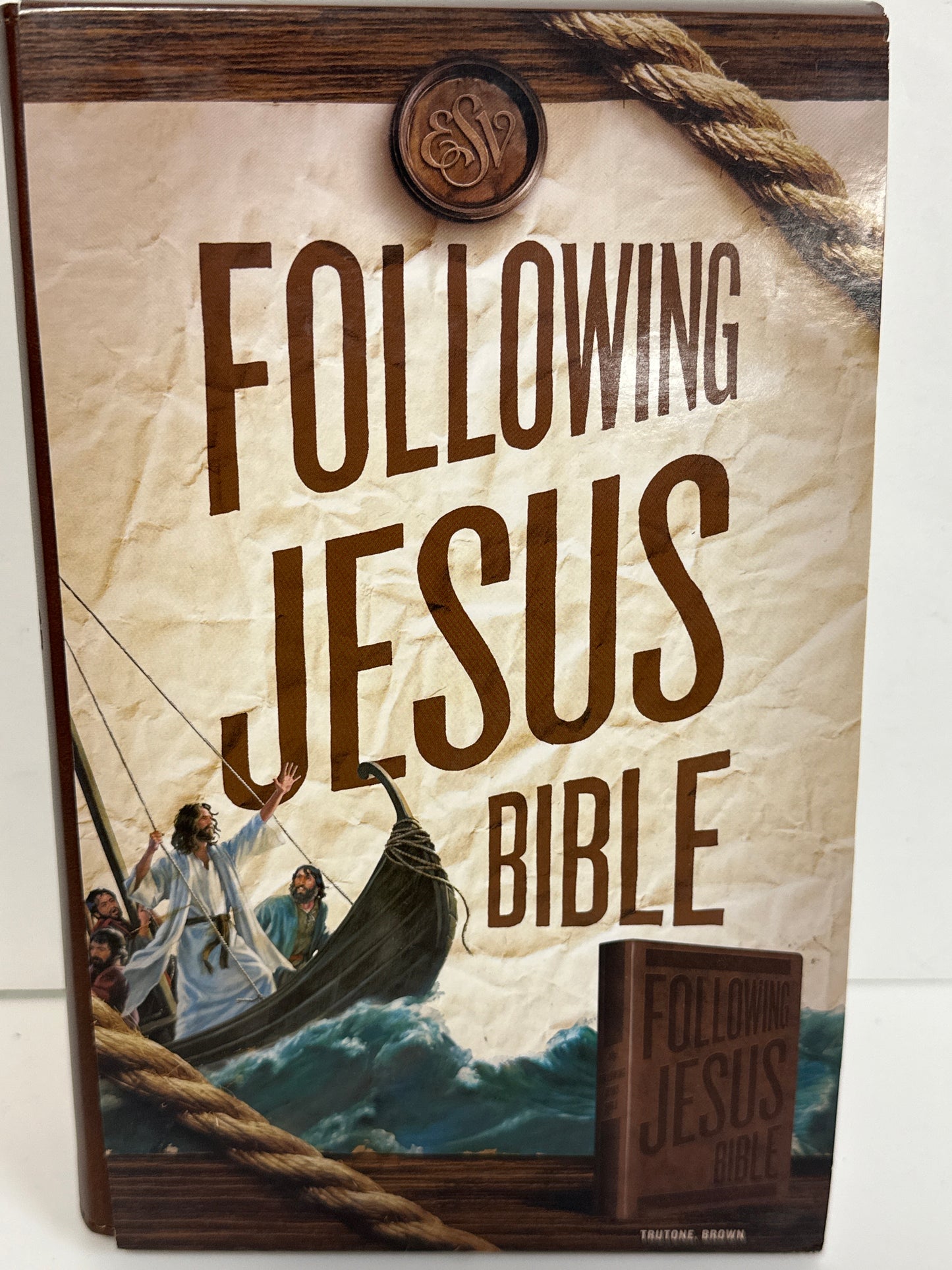 ESV FOLLOWING JESUS BIBLE BROWN-5535