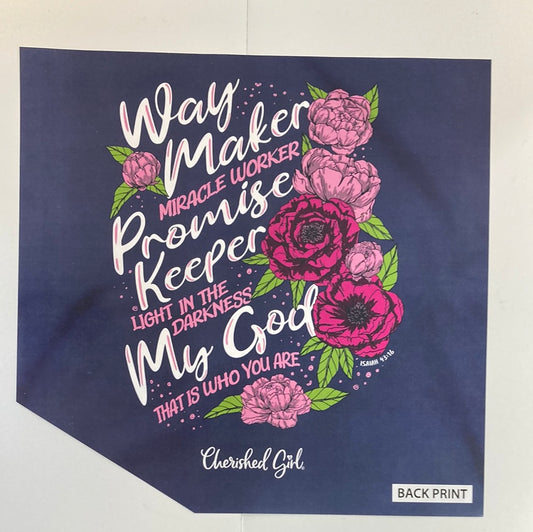 WAY MAKER CHER GIRL TEE XL-8360 : XL
