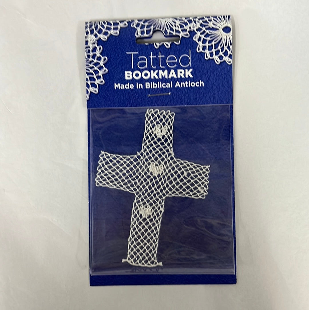 CROSS WHITE TATTED LACE BKM-7916