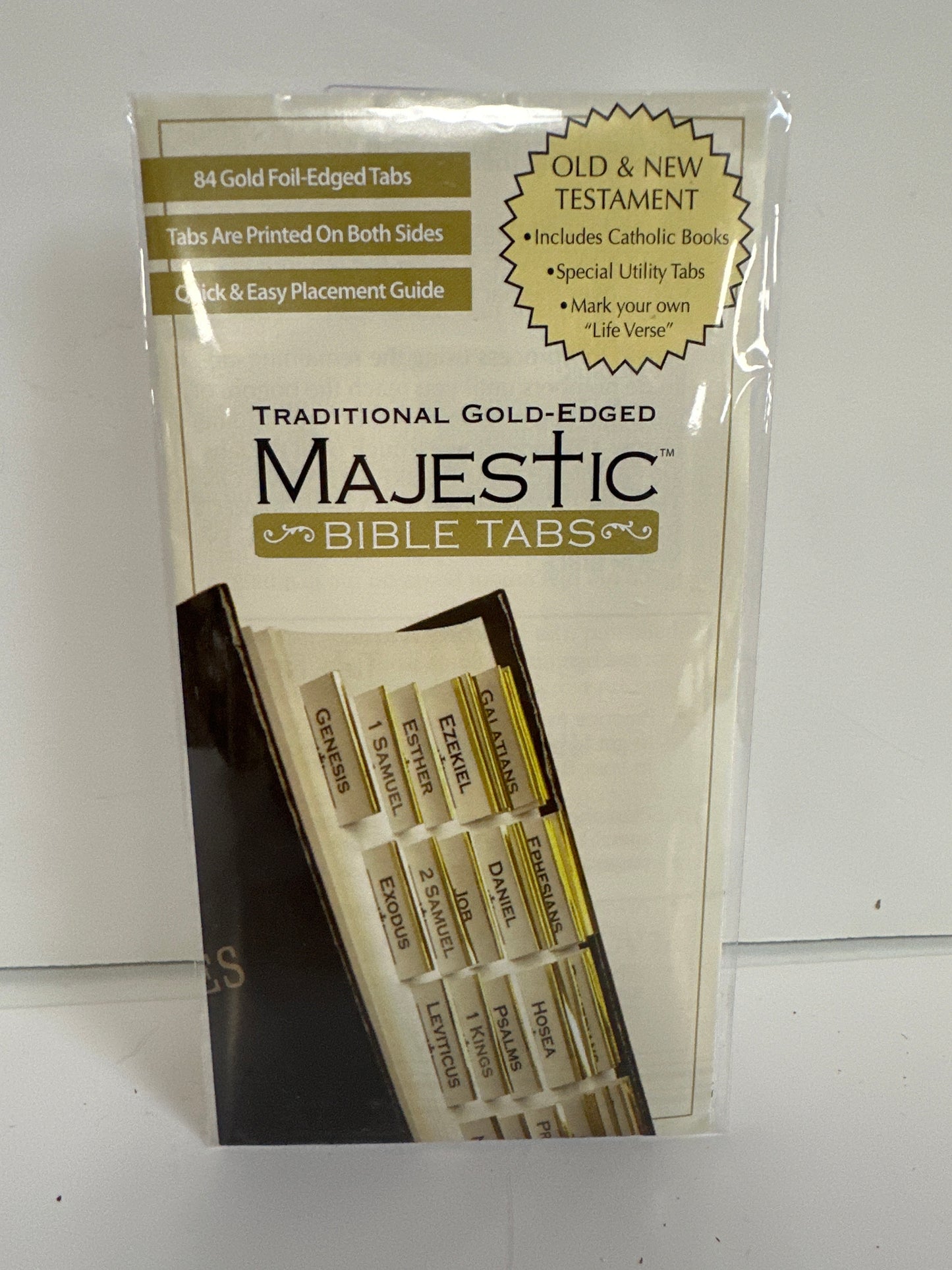 MAJESTIC TRADITIONAL GOLD EDGE BIBLE TABS-0139