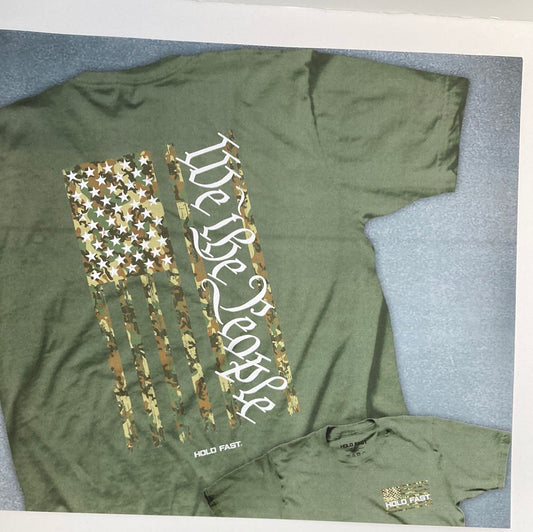 WE THE PEOPLE CAMO HOLD FAST TEE XL-6483