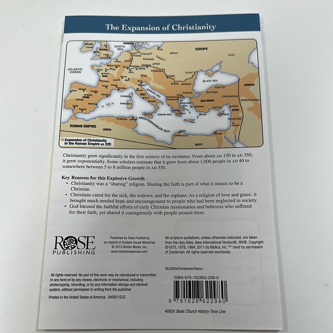 BASIC CHURCH HIST/TIME PAMPHLET-2980
