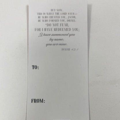 HE CALLS YOU BY NAME BOOKCARD-3323