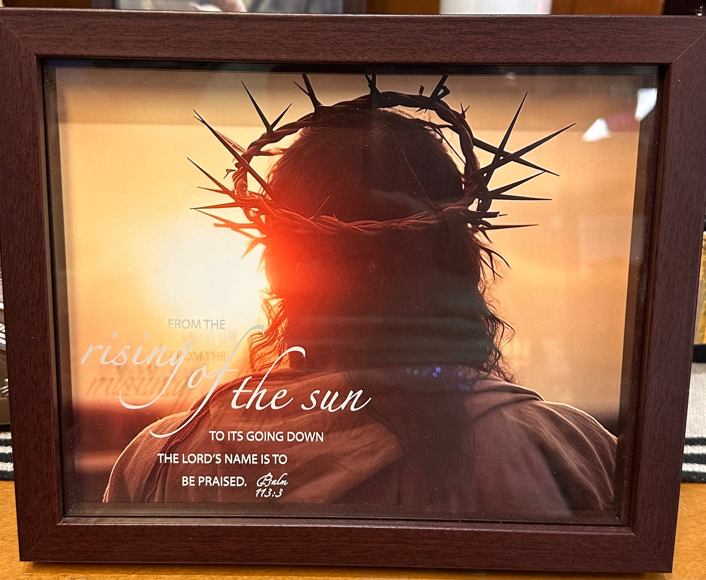 JESUS FROM THE RISING OF THE SUN FRAMED ART-5653