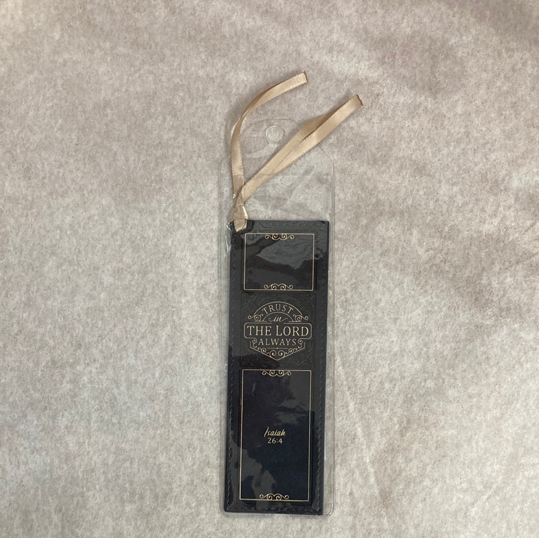 TRUST IN THE LORD FAUX LEATHER BOOKMARK-7646