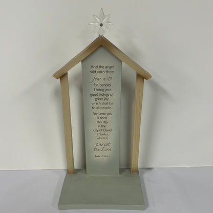 NATIVITY SET/2 W/CRECHE-7613