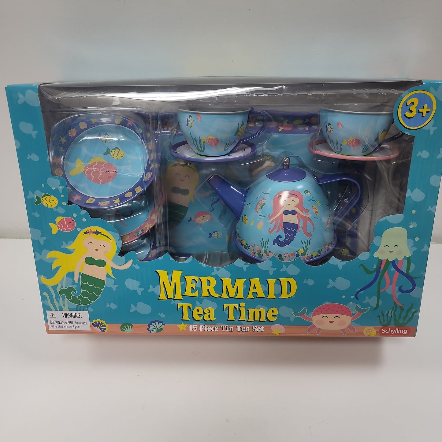 MERMAID TIN TEA SET-4028
