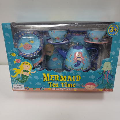 MERMAID TIN TEA SET-4028