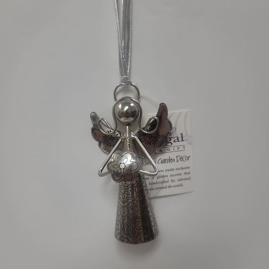 FLOWER SILVER ANGEL BELL 4 IN-1657