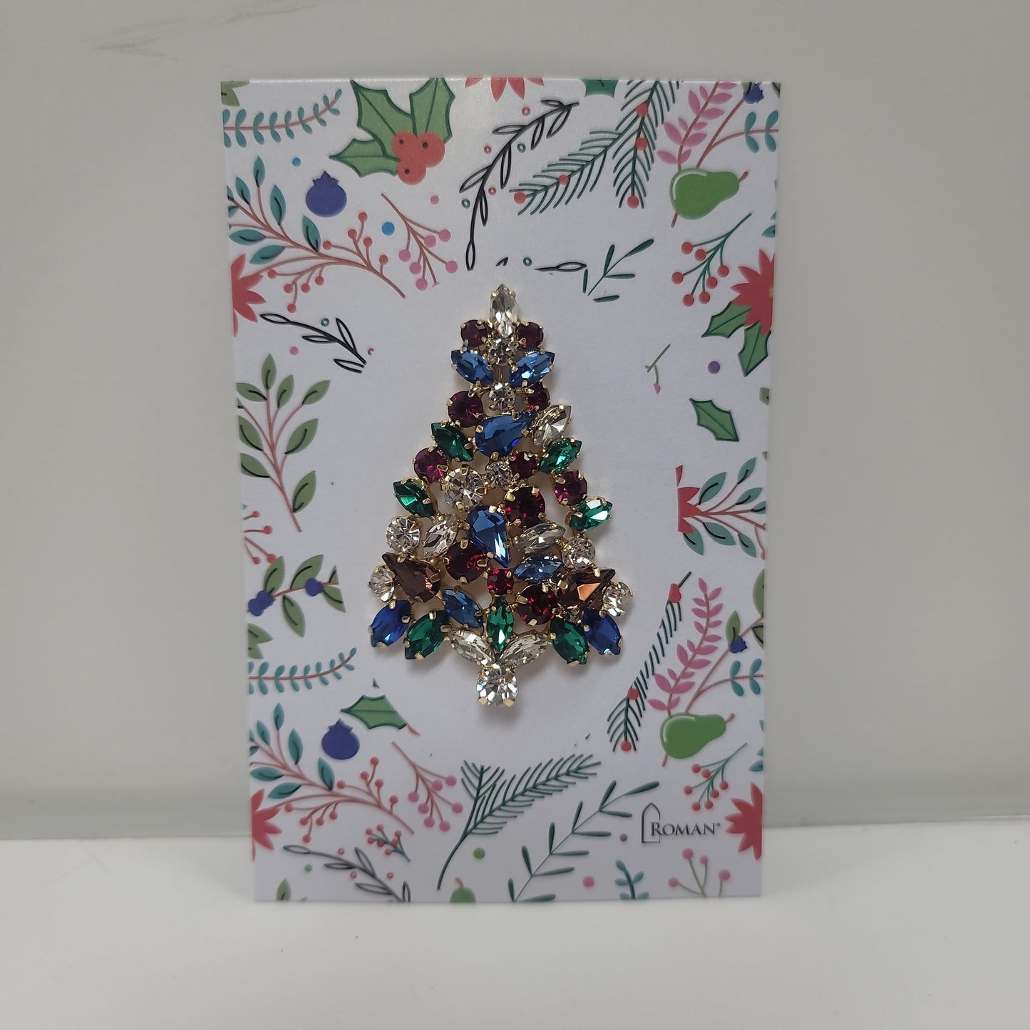 MULTI CRYSTAL TREE PIN-7892