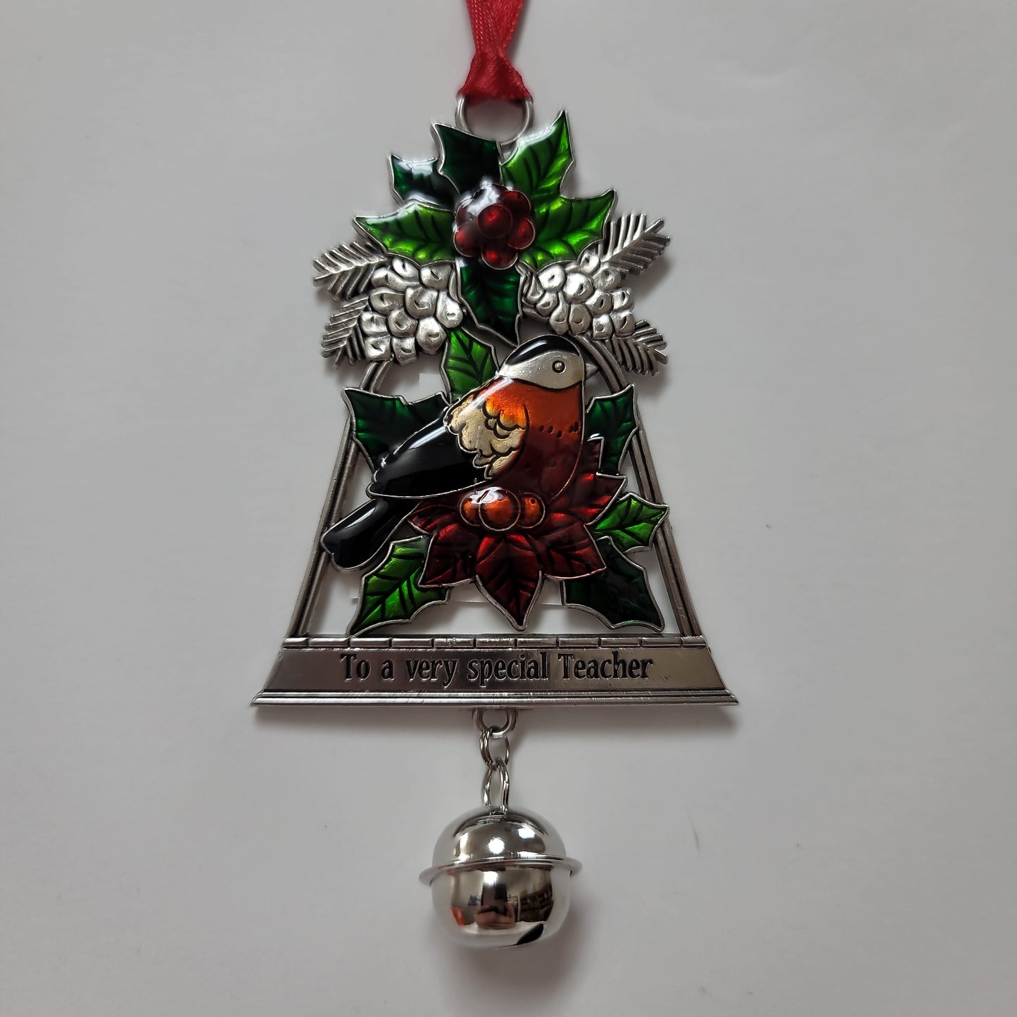 SPECIAL TEACHER BELL ORNAMENT-4534
