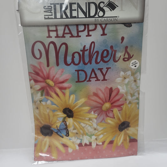 HAPPY MOTHERS DAY GARDEN FLAG-3897