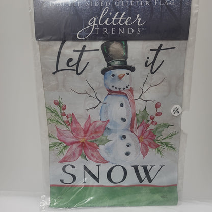 LET IS SNOW GARDEN FLAG-4818