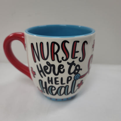 NURSES HERE TO HEAL MUG-4657