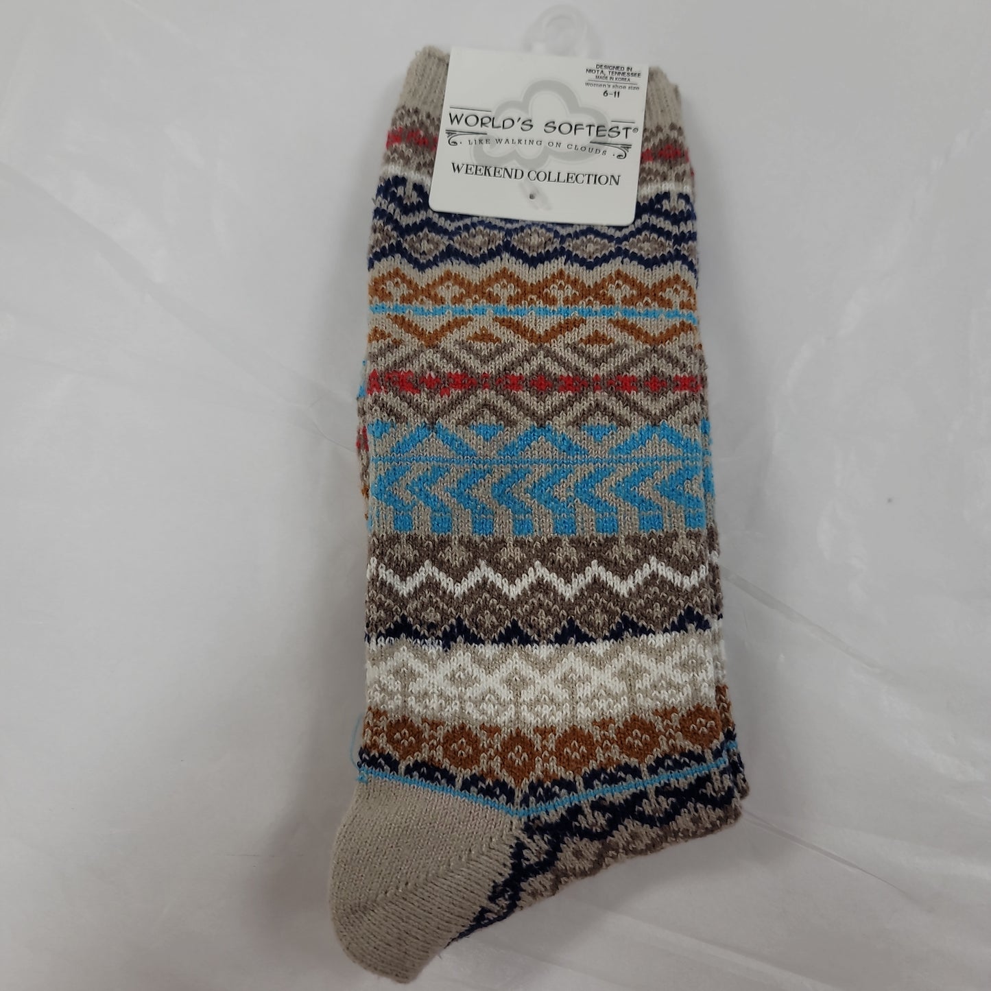 LADIES SOCKS/SIMPLY TAUPE 160-4063