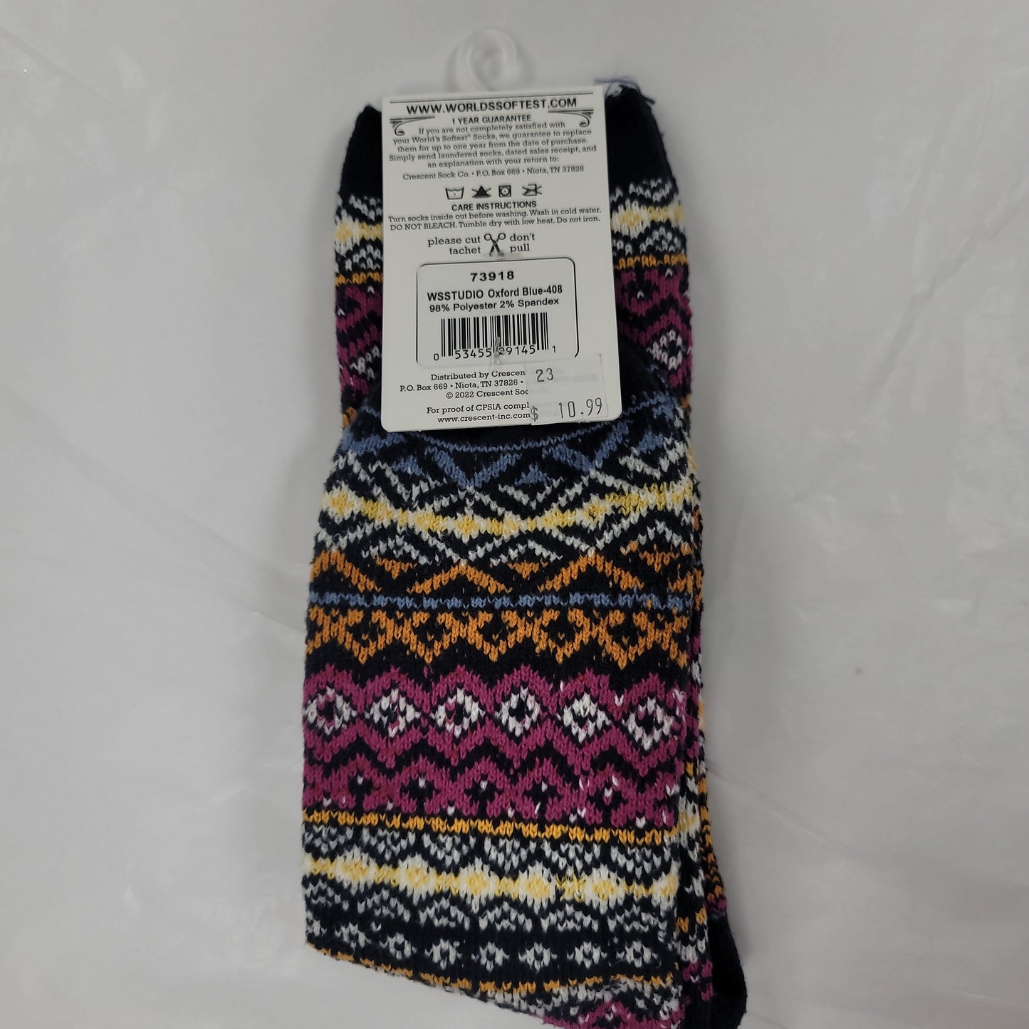 LADIES SOCKS/OXFORD BLUE 408-1451