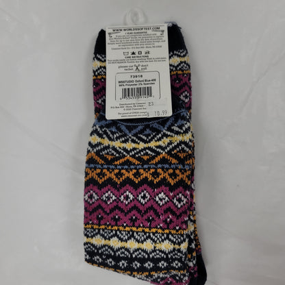 LADIES SOCKS/OXFORD BLUE 408-1451