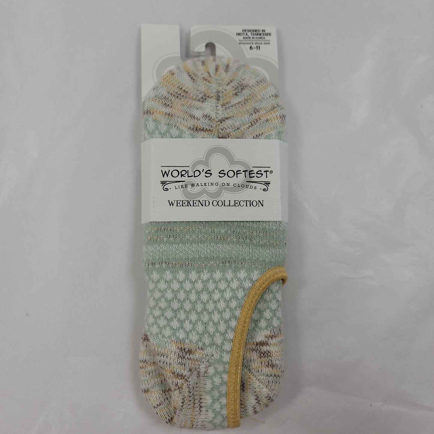 LADIES SOCKS/FROSTY MULTI 917-4254