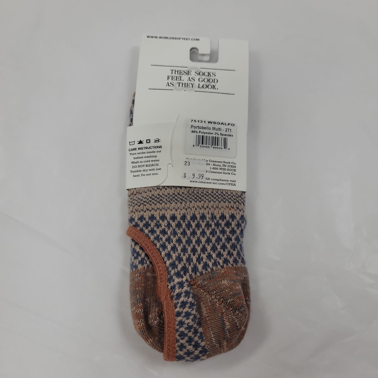 LADIES SOCKS/PORTOBELLO MUL 271-9334