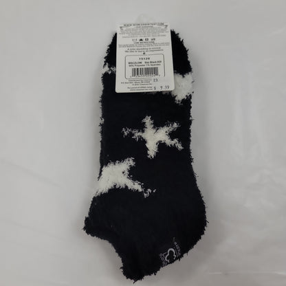 LADIES SOCKS/STAR BLACK 930-9242