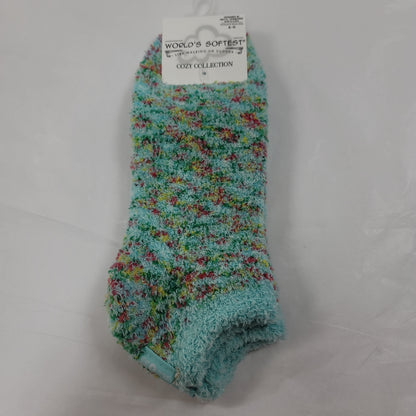 LADIES SOCKS/AQUA BLUE CONF 158-9259