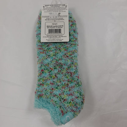 LADIES SOCKS/AQUA BLUE CONF 158-9259