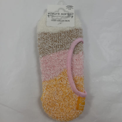 LADIES SOCKS/PINK MULTI 690-4346