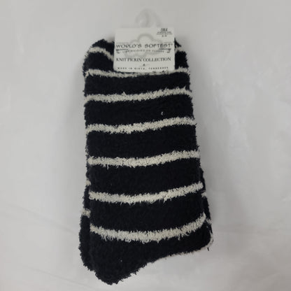 LADIES SOCKS/ONYX STRIPE 019-3882