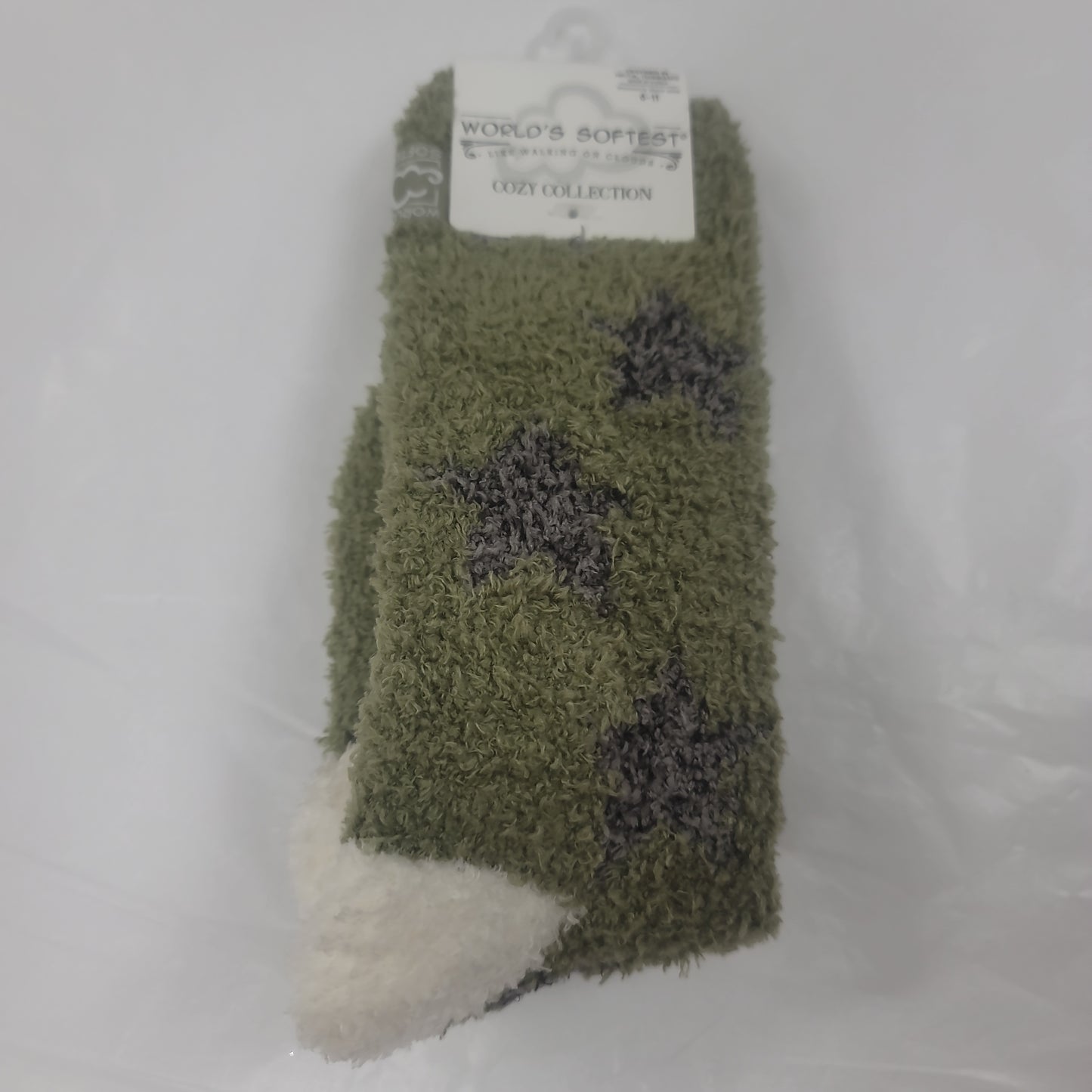 LADIES SOCKS/STAR BLACK 930-5039